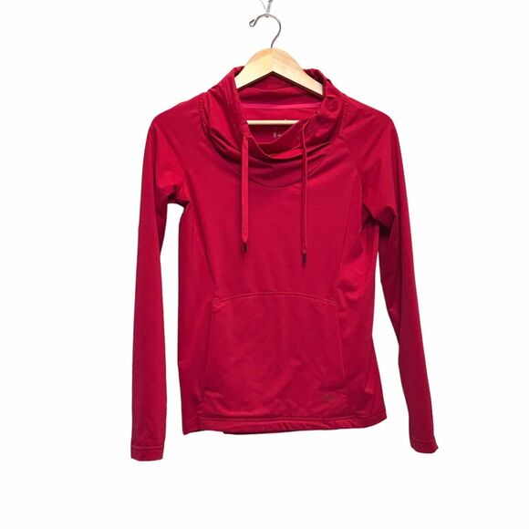 Arc’teryx Womens Varana Long Sleeve Shirt Size Small Cowl Neck Red - Picture 1 of 10